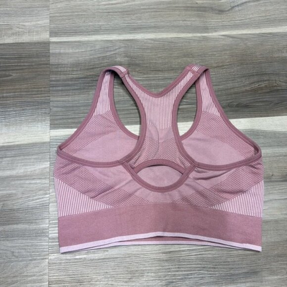 Puma Women's Mauve compression Sports Bra size large - Picture 4 of 6